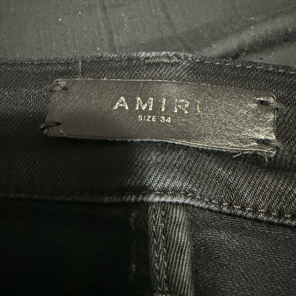 AMIRI Men’s Slim Jeans in Black
